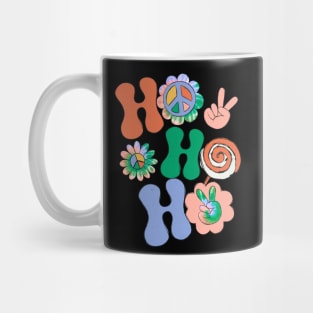 Hippie Ho Ho Ho Christmas Peace Mug